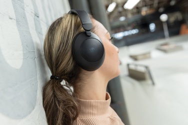 Logotrade promotional item image of: Urban Vitamin Cupertino RCS rplastic ANC headphone